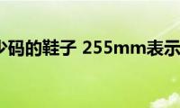 225是多少码的鞋子(255mm表示多少码)