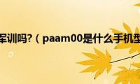 三高有军训吗?（paam00是什么手机型号）