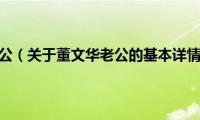 董文华老公（关于董文华老公的基本详情介绍）