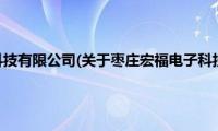 枣庄宏福电子科技有限公司(关于枣庄宏福电子科技有限公司的简介)