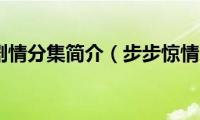 步步惊情剧情分集简介（步步惊情剧情分集介绍）