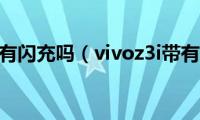 vivoz3i带有闪充吗（vivoz3i带有闪充吗）