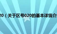 区号020（关于区号020的基本详情介绍）