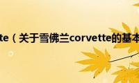 雪佛兰corvette（关于雪佛兰corvette的基本详情介绍）