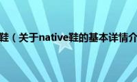 native鞋（关于native鞋的基本详情介绍）