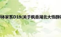 枫香湖北大悟群体家系D19(关于枫香湖北大悟群体家系D19的简介)