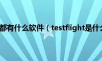 testflight都有什么软件（testflight是什么软件）