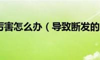 头发断的厉害怎么办（导致断发的原因主要有三个）