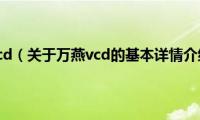 万燕vcd（关于万燕vcd的基本详情介绍）