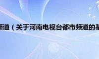 河南电视台都市频道（关于河南电视台都市频道的基本详情介绍）