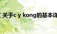 c(y kong（关于c y kong的基本详情介绍）)