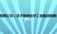 铜陵化学工业集团有限公司（关于铜陵化学工业集团有限公司的基本详情介绍）