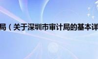 深圳市审计局（关于深圳市审计局的基本详情介绍）