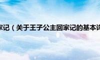 王子公主回家记（关于王子公主回家记的基本详情介绍）