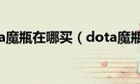 dota魔瓶在哪买（dota魔瓶）