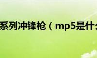 mp5系列冲锋枪（mp5是什么）