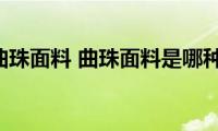 什么是曲珠面料(曲珠面料是哪种面料)