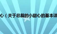 总裁的小甜心（关于总裁的小甜心的基本详情介绍）