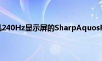 配备1英寸相机240Hz显示屏的SharpAquosR6手机发布