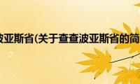 查查波亚斯省(关于查查波亚斯省的简介)