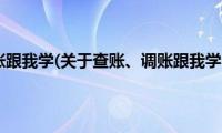 查账、调账跟我学(关于查账、调账跟我学的简介)