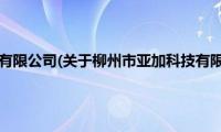 柳州市亚加科技有限公司(关于柳州市亚加科技有限公司的简介)