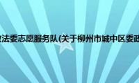 柳州市城中区委政法委志愿服务队(关于柳州市城中区委政法委志愿服务队的简介)