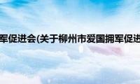 柳州市爱国拥军促进会(关于柳州市爱国拥军促进会的简介)