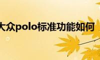 大众polo标准功能如何