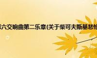 柴可夫斯基悲怆第六交响曲第二乐章(关于柴可夫斯基悲怆第六交响曲第二乐章的简介)