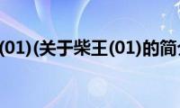 柴王(01)(关于柴王(01)的简介)