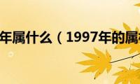 1997年属什么（1997年的属相）