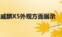 威麟X5外观方面展示