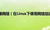 linux虚拟机连接网络（在Linux下使用网络加速器netpas）