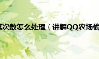 qq农场偷菜次数怎么处理（讲解QQ农场偷菜技巧）