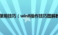 win8.1使用技巧（win8操作技巧图解教程）