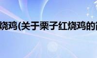 栗子红烧鸡(关于栗子红烧鸡的简介)