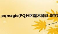 魔术分区大师（pqmagic(PQ分区魔术师)8.0中文版图文使用教程）