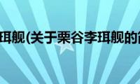 栗谷李珥舰(关于栗谷李珥舰的简介)