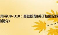 校园足球训练指导用书U9-U10：基础阶段(关于校园足球训练指导用书U9-U10：基础阶段的简介)