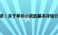 亭长小武（关于亭长小武的基本详情介绍）