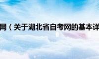 湖北省自考网（关于湖北省自考网的基本详情介绍）