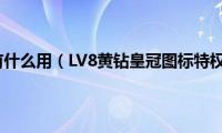 lv1黄钻有什么用（LV8黄钻皇冠图标特权介绍）