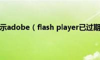 Chrome提示adobe（flash(player已过期怎么办）)