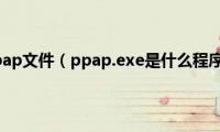 什么是ppap文件（ppap.exe是什么程序进程）