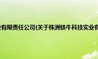 株洲铁牛科技实业有限责任公司(关于株洲铁牛科技实业有限责任公司的简介)