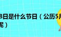 每年5月18日是什么节日（公历5月18日属于什么节日呢）