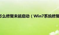 win7系统损坏怎么修复未能启动（Win7系统修复损坏aliedit.dll文件的方法）