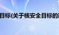 核安全目标(关于核安全目标的简介)