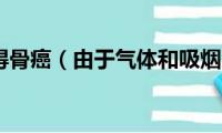 为什么会得骨癌（由于气体和吸烟造成了污染）